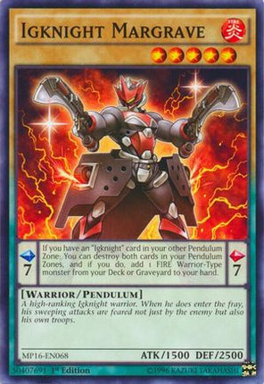 Igknight Margrave (Common / Short Print) [MP16-EN068] Unlimited