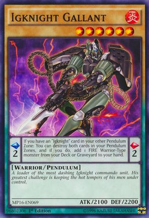 Igknight Gallant (Common / Short Print) [MP16-EN069] 1st Edition