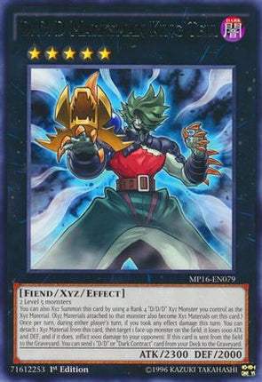 D/D/D Marksman King Tell (Rare) [MP16-EN079] 1st Edition