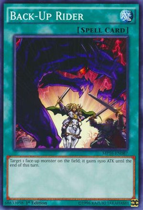 Back-Up Rider (Common / Short Print) [MP16-EN087] Unlimited