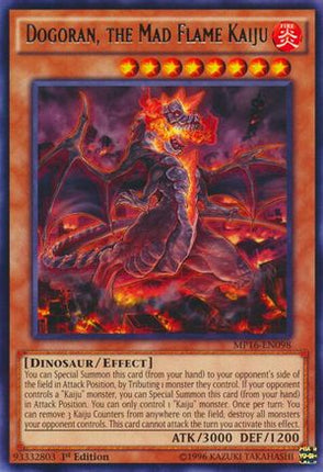 Dogoran, the Mad Flame Kaiju (Rare) [MP16-EN098] Unlimited
