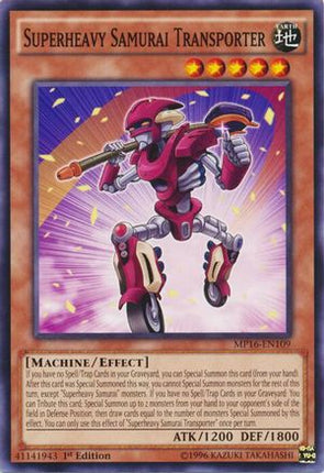 Superheavy Samurai Transporter (Common / Short Print) [MP16-EN109] 1st Edition