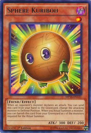 Sphere Kuriboh (Rare) [MP16-EN121] 1st Edition