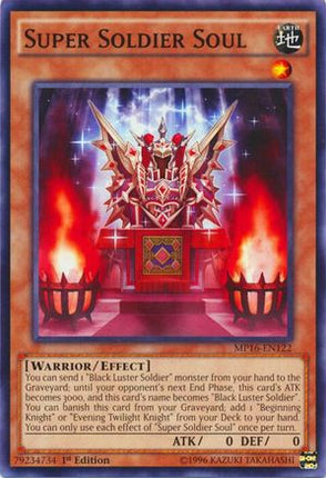 Super Soldier Soul (Common / Short Print) [MP16-EN122] 1st Edition