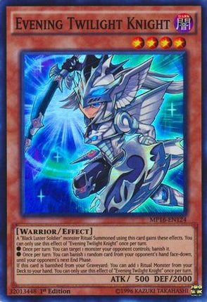 Evening Twilight Knight (Super Rare) [MP16-EN124] Unlimited