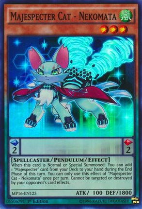 Majespecter Cat - Nekomata (Super Rare) [MP16-EN125] Unlimited