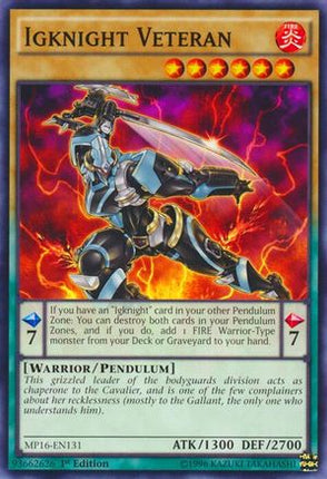 Igknight Veteran (Common / Short Print) [MP16-EN131] Unlimited