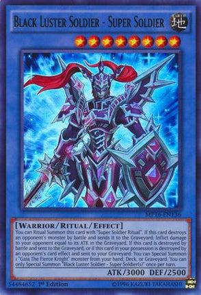 Black Luster Soldier - Super Soldier (Ultra Rare) [MP16-EN136] Unlimited