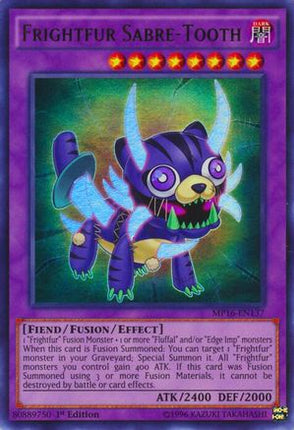 Frightfur Sabre-Tooth (Ultra Rare) [MP16-EN137] Unlimited
