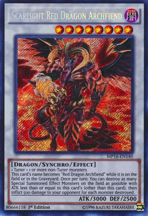 Scarlight Red Dragon Archfiend (Secret Rare) [MP16-EN140] Unlimited