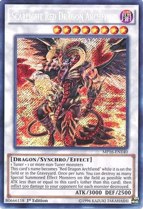 Scarlight Red Dragon Archfiend [MP16-EN140] Secret Rare