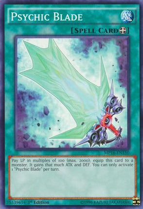 Psychic Blade (Common / Short Print) [MP16-EN150] 1st Edition