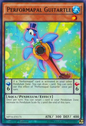 Performapal Guitartle (Rare) [MP16-EN175] Unlimited