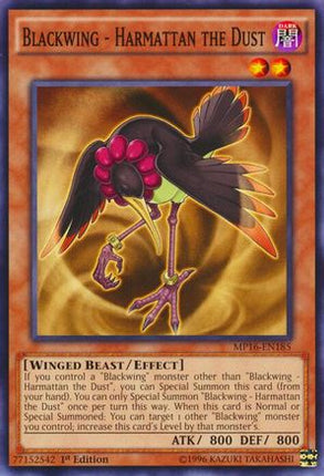Blackwing - Harmattan the Dust (Common / Short Print) [MP16-EN185] Unlimited