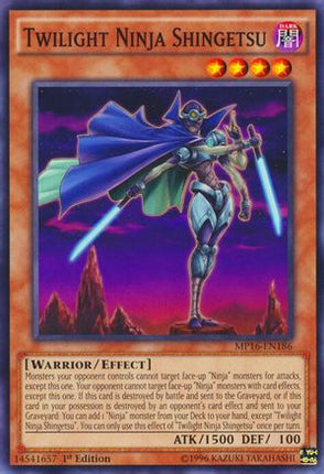 Twilight Ninja Shingetsu (Common / Short Print) [MP16-EN186] 1st Edition