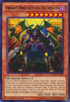 Twilight Ninja Getsuga, the Shogun (Rare) [MP16-EN188] Unlimited