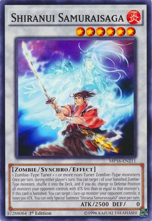 Shiranui Samuraisaga (Common / Short Print) [MP16-EN211] Unlimited