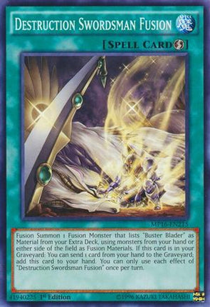 Destruction Swordsman Fusion (Common / Short Print) [MP16-EN215] Unlimited