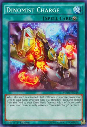 Dinomist Charge (Common / Short Print) [MP16-EN218] 1st Edition