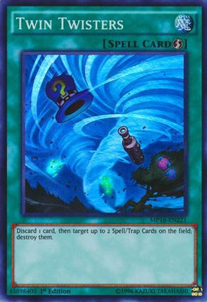 Twin Twisters (Super Rare) [MP16-EN221] Unlimited