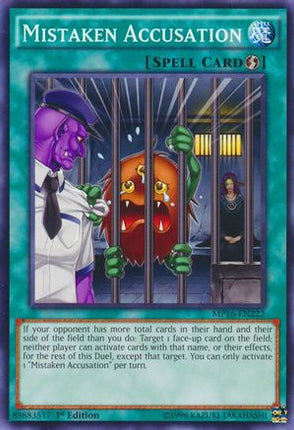 Mistaken Accusation (Common / Short Print) [MP16-EN222] Unlimited