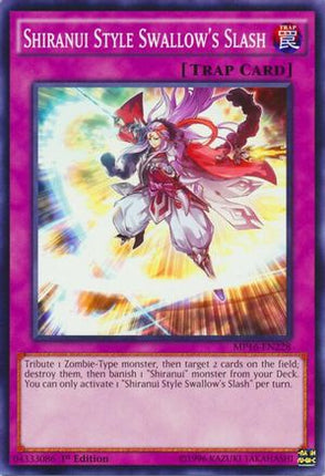 Shiranui Style Swallow's Slash (Common / Short Print) [MP16-EN228] 1st Edition