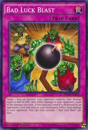 Bad Luck Blast (Common / Short Print) [MP16-EN232] Unlimited