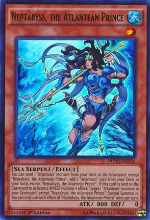 Neptabyss, the Atlantean Prince (Ultra Rare) [MP16-EN236] 1st Edition