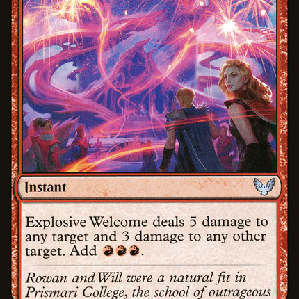 Explosive Welcome [Strixhaven: School of Mages]