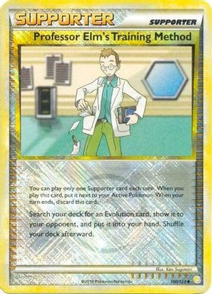 Professor Elm's Training Method - 100/123 (League Promo) [League & Championship Cards] Reverse Holofoil