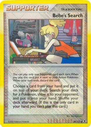 Bebe's Search - 89/111 (League Promo) [League & Championship Cards] Reverse Holofoil