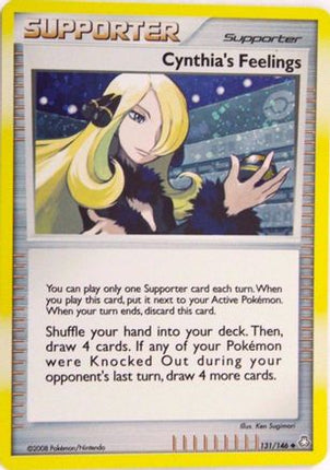 Cynthia's Feelings - 131/146 (Cosmos Holofoil) [Miscellaneous Cards & Products] Holofoil