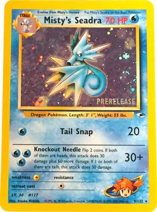 Misty's Seadra (Prerelease) - 9/null [WoTC Promo] Holofoil