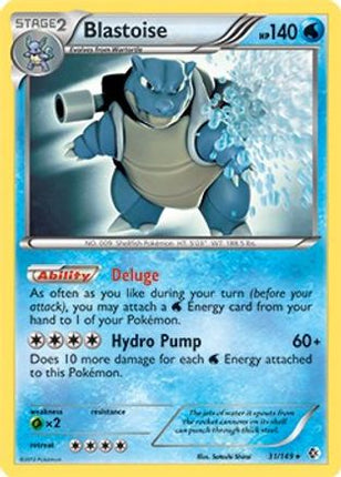 Blastoise - 31/149 (BW Boundaries Crossed) [Deck Exclusives]