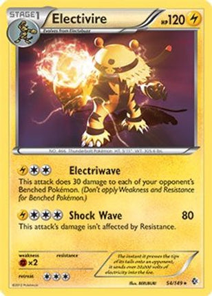 Electivire - 54/149 (BW Boundaries Crossed) [Deck Exclusives]