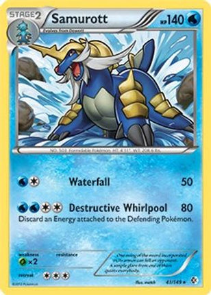 Samurott - 41/149 (BW Boundaries Crossed) [Deck Exclusives]
