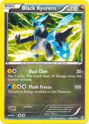 Black Kyurem - 100/149 (BW Boundaries Crossed) [Deck Exclusives] Holofoil