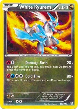 White Kyurem - 102/149 (BW Boundaries Crossed) [Deck Exclusives] Holofoil