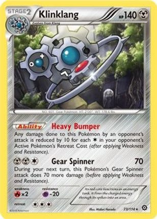 Klinklang - 73/114 (XY Steam Siege) [Deck Exclusives]