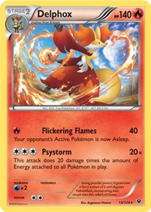 Delphox - 13/124 (XY Fates Collide) [Deck Exclusives]