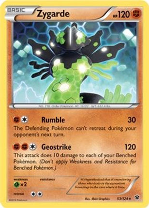 Zygarde - 53/124 (XY Fates Collide) [Deck Exclusives] Holofoil