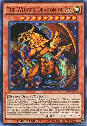 The Winged Dragon of Ra (Ultra Rare) [LDK2-ENS03] Legendary Decks II Limited