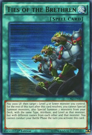 Ties of the Brethren (Ultra Rare) [LDK2-ENY02] Legendary Decks II 1st Edition