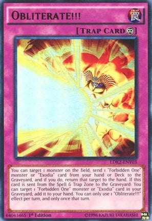 Obliterate!!! (Ultra Rare) [LDK2-ENY03] Legendary Decks II Unlimited