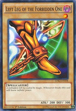 Left Leg of the Forbidden One (Common / Short Print) [LDK2-ENY08] Legendary Decks II Unlimited