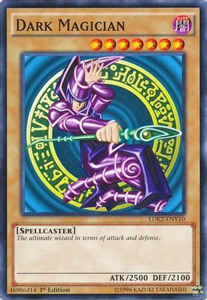 Dark Magician (Common / Short Print) [LDK2-ENY10] Legendary Decks II Unlimited