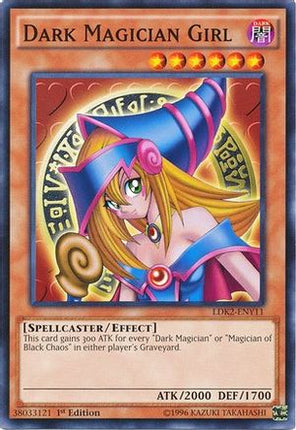Dark Magician Girl (Common / Short Print) [LDK2-ENY11] Legendary Decks II Unlimited