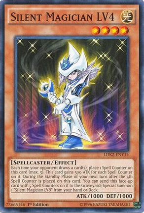 Silent Magician LV4 (Common / Short Print) [LDK2-ENY14] Legendary Decks II Unlimited