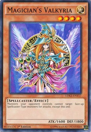Magician's Valkyria (Common / Short Print) [LDK2-ENY17] Legendary Decks II Unlimited