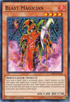 Blast Magician (Common / Short Print) [LDK2-ENY18] Legendary Decks II Unlimited